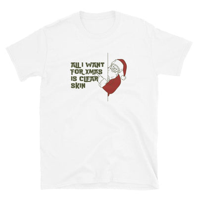 ButFirstSkin All I want For Christmas Is Clear Skin T-Shirt S