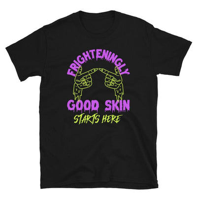 ButFirstSkin Frightengly Good Skin Starts Here Halloween T-Shirt Black / S