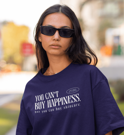 ButFirstSkin You Can't Buy Happiness But You Can Buy Skincare T-Shirt Navy / XS