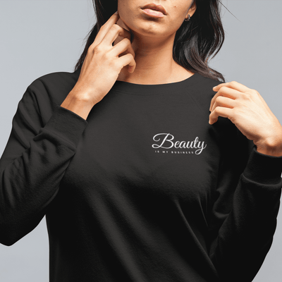 Beauty Is My Business Embroidered Sweatshirt S | ButFirstSkin