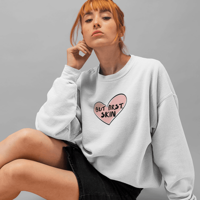 But First Skin Sweatshirt S | ButFirstSkin