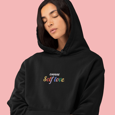 Choose Self Love Hoodie S | ButFirstSkin