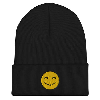 Skincare Smiley Cuffed Beanie Default Title | ButFirstSkin