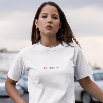 Esthetician Embroidered T-Shirt S | ButFirstSkin