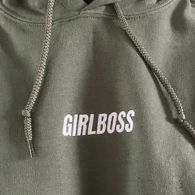 Girl Boss Embroidered Hoodie S | ButFirstSkin