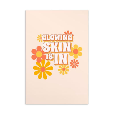 Glowing Skin Postcard Postcard | ButFirstSkin