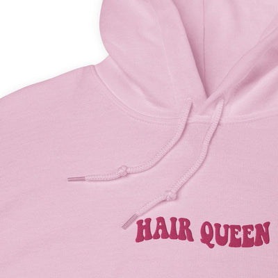 Hair Queen Embroidered Hoodie Light Pink / S | ButFirstSkin