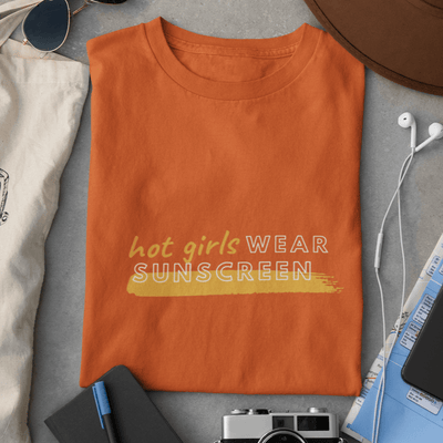 Hot Girls Wear Sunscreen T-Shirt | ButFirstSkin