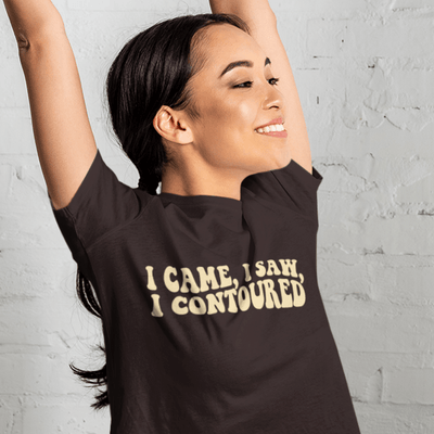 I Came I Saw I Contoured T-Shirt Brown / S | ButFirstSkin