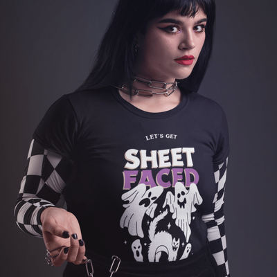 ButFirstSkin Let's Get Sheetfaced Halloween T-Shirt