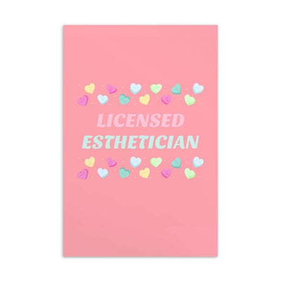 Licensed Esthetician Postcard Postcard | ButFirstSkin