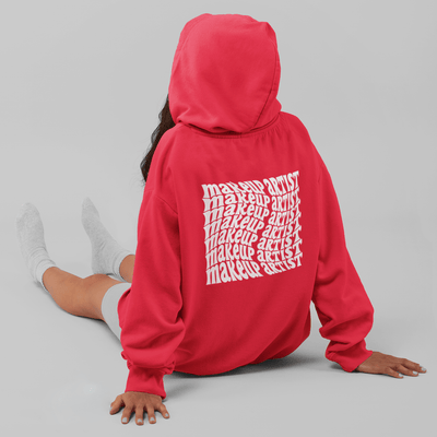 Makeup Artist Hoodie Red / S | ButFirstSkin