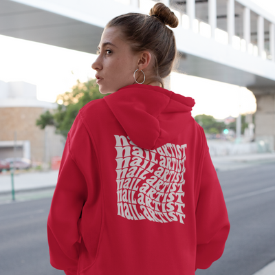 Nail Artist Hoodie Red / S | ButFirstSkin