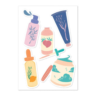 Natural Skincare Sticker Sheet Default Title | ButFirstSkin