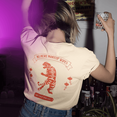 No More Makeup Wipes T-Shirt Cream / S | ButFirstSkin