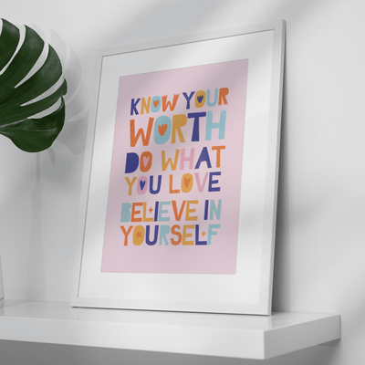 Self Love Poster 12×16 | ButFirstSkin