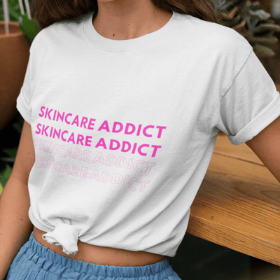 SkinCare Addict T-Shirt White / S | ButFirstSkin