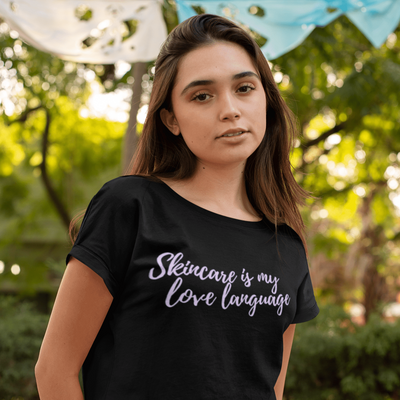 Skincare Is My Love Language T-Shirt Black / S | ButFirstSkin