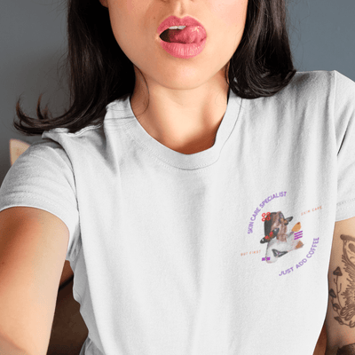 Skincare Specialist Just Add Coffee T-Shirt S | ButFirstSkin