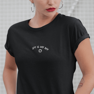 SPF is my BFF Embroidered T-Shirt S | ButFirstSkin