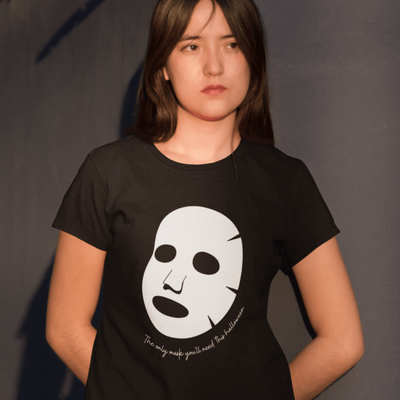 The Only Mask You'll Need This Halloween T-Shirt S | ButFirstSkin