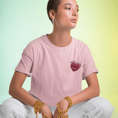 You're Niacina-Mine Embroidered T-Shirt Pink / S | ButFirstSkin